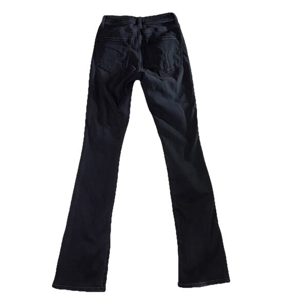 Arizona Jean Company Black Denim Jeans High Rise Boot Cut Womens 1 - Picture 3 of 12